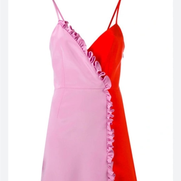 Bardot Sherbert Bomb Midi Dress red pink - Picture 9 of 10